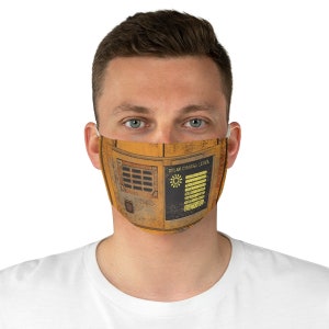 WALL-E Face Mask, All Over Print Disney Face Mask, Unisex Face Mask Made in USA, Washable Face Mask Adult, Reusable Face Mask Cover