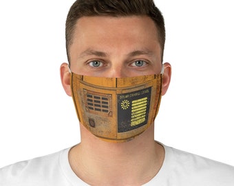 WALL-E Face Mask, All Over Print Disney Face Mask, Unisex Face Mask Made in USA, Washable Face Mask Adult, Reusable Face Mask Cover