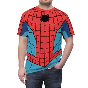 Spider-Man Red Suit Unisex Shirt, Your Friendly Neighborhood Spider-Man Costume, Marvel-Inspired Cosplay, Comic-Con Character Fan Outfits