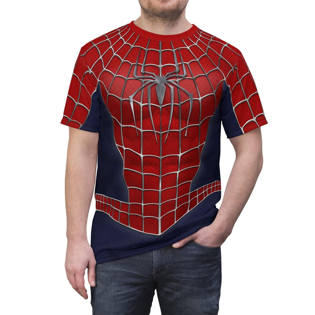 Spider Man 3 Shirt, Spider-man Trilogy Costume, Peter Parker 2007 ...