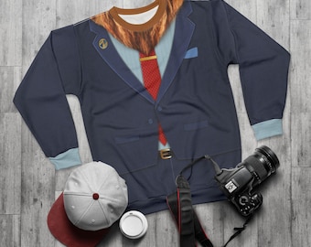 Zootopia Costume, Mayor Lionheart Long Sleeve Shirt, Zootopia Cosplay, Disneyland Sweatshirt”