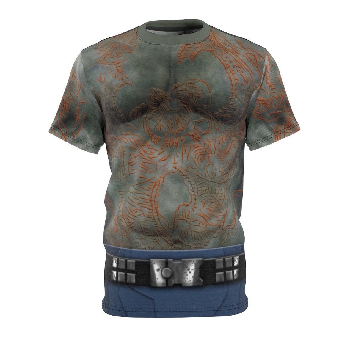 Drax Shirt Guardians of the Galaxy Costume Drax Cosplay Etsy