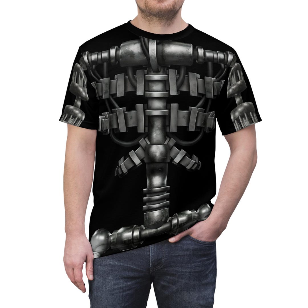 Springlock Animatronic Shirt, FNAF Cosplay, Halloween Outfit, Horror ...