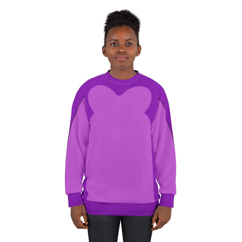 Leroy & Stitch Experiments, Hunkahunka 323, Lilo and Stitch Character, Crewneck Sweatshirt, Running Costume Cosplay Outfit, Disneybounding
