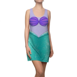Ariel Mermaid Dress, The Little Mermaid Costume, Ariel Inspired Outfits, Disney Mermaid Cosplay, Disney Dresses for Women, Disney Costume