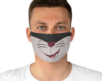 Lucifer Face Mask, Cinderella Face Mask, Unisex Face Mask Made in USA, Washable Face Mask Adult, Reusable Face Mask, Disney World Face Mask