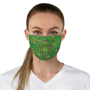 Te Fiti Face Mask, All Over Print Disney Face Mask, Unisex Face Mask Made in USA, Washable Face Mask Adult, Reusable Face Mask Cover