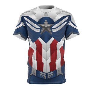 Captain America Falcon Shirt, The Falcon and the Winter Soldier, Sam Wilson, Captain America Cosplay, Marvel TV Series, Disney Costume Shirt