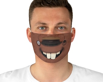 Disney Cars Face Mask, Mater Face Mask, All Over Print Mask, Unisex Face Mask Made in the USA, Reusable Face Mask, Disney Matching Mask