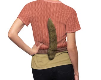 Disney Zootopia 2 Women's Shirt, Dr. Fuzzby Costume, Quokka Cartoon Character Cosplay, Animal Kingdom Outfit, Disneyland Trip, Disney World