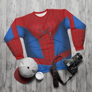 Spider-Man Long Sleeve Shirt, Brand New Day Costume, Peter Parker 2026 Cosplay, Spider Man Outfit, Disney Marvel Superhero, Avengers Gifts