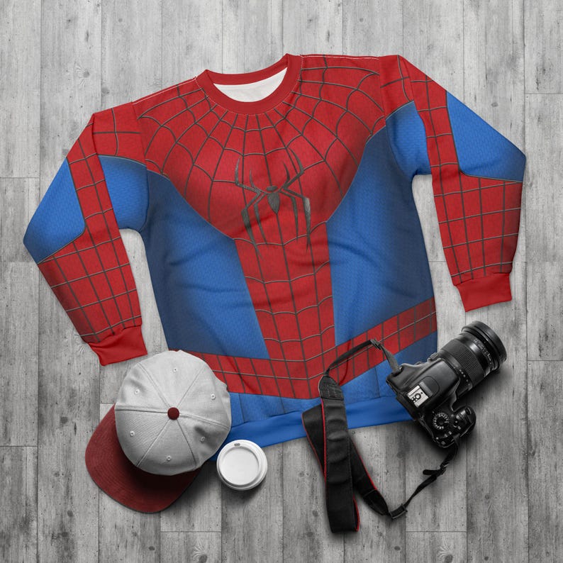 Spider-Man Long Sleeve Shirt, Brand New Day Costume, Peter Parker 2026 Cosplay, Spider Man Outfit, Disney Marvel Superhero, Avengers Gifts