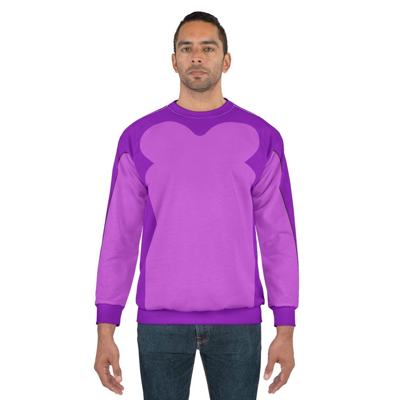 Leroy & Stitch Experiments, Hunkahunka 323, Lilo and Stitch Character, Crewneck Sweatshirt, Running Costume Cosplay Outfit, Disneybounding