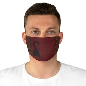 Descendants 2 Face Mask, Harry Hook Mask, All Over Print Face Mask, Unisex Face Mask Made in the USA, Reusable Face Mask, Matching Face Mask