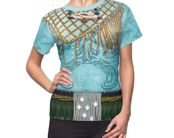 Disfraz de Avatar 2, Camisa de Ronal para mujer, Cosplay de El Camino del Agua, Clan Metkayina de Na'vi Pandora, Disney Animal Kingdom: El mundo de Avatar