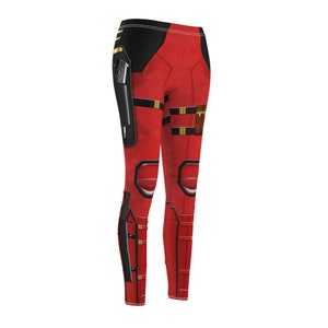 Deadpool Leggings, Deadpool and Wolverine Charater Costume, Mutant Human Cosplay, Halloween Event Apparel, Comic-Con Party Outfit, runDisney