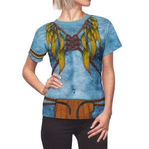Avatar 2 Costume, Neytiri Women&#39;s Shirt, The Way of Water Cosplay, Na&#39;vi Pandora Omaticaya Cosplay Shirt, Animal Kingdom The World of Avatar