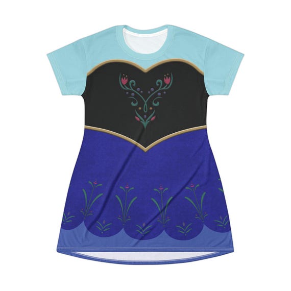 Frozen Costume, Anna Short Sleeve Dress, Disney Dresses for Women, Disney  Princess Dress, Disney Costume, Disney Cosplay, Rundisney Costume - Etsy