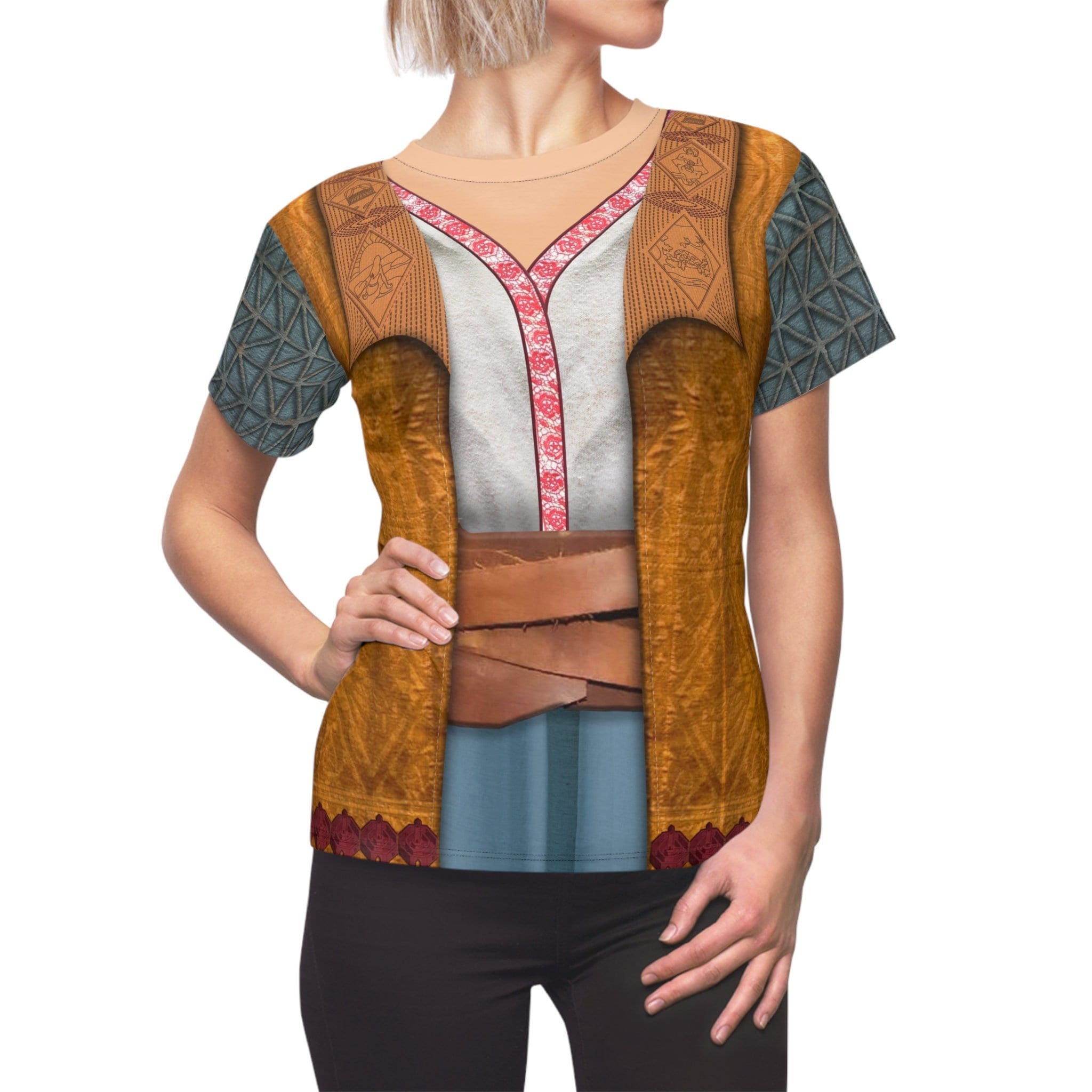 Lilia Calderu Damen Shirt, Agatha All Down Series Kostüm, Marvel Charakter Cosplay, Coven Halloween Outfits, Sizilianische Hexenkleidung