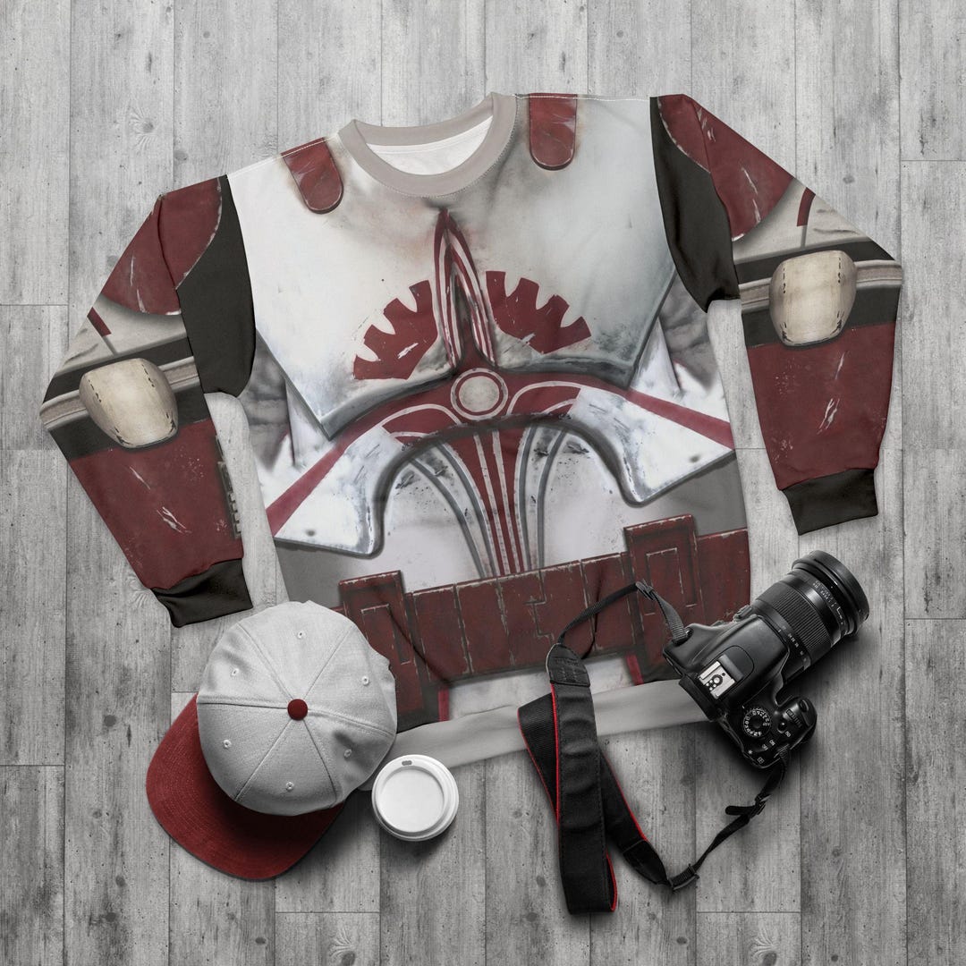 Commander Fox Armor Long Sleeve Shirt, Star Wars Cosplay, the