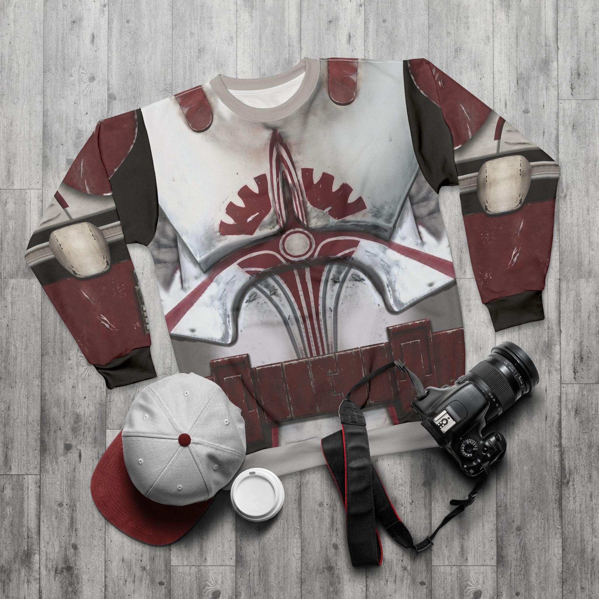 Commander Fox Armor Long Sleeve Shirt, Star Wars Cosplay, the