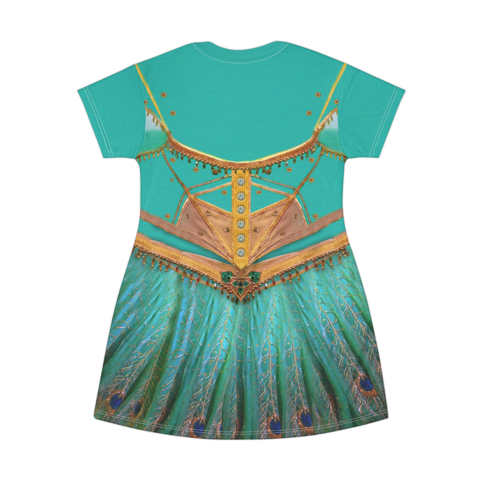 princess jasmine peacock dress Princess Jasmine Naomi Scott Peacock Dress Halloween party Disguise Blue Outfits