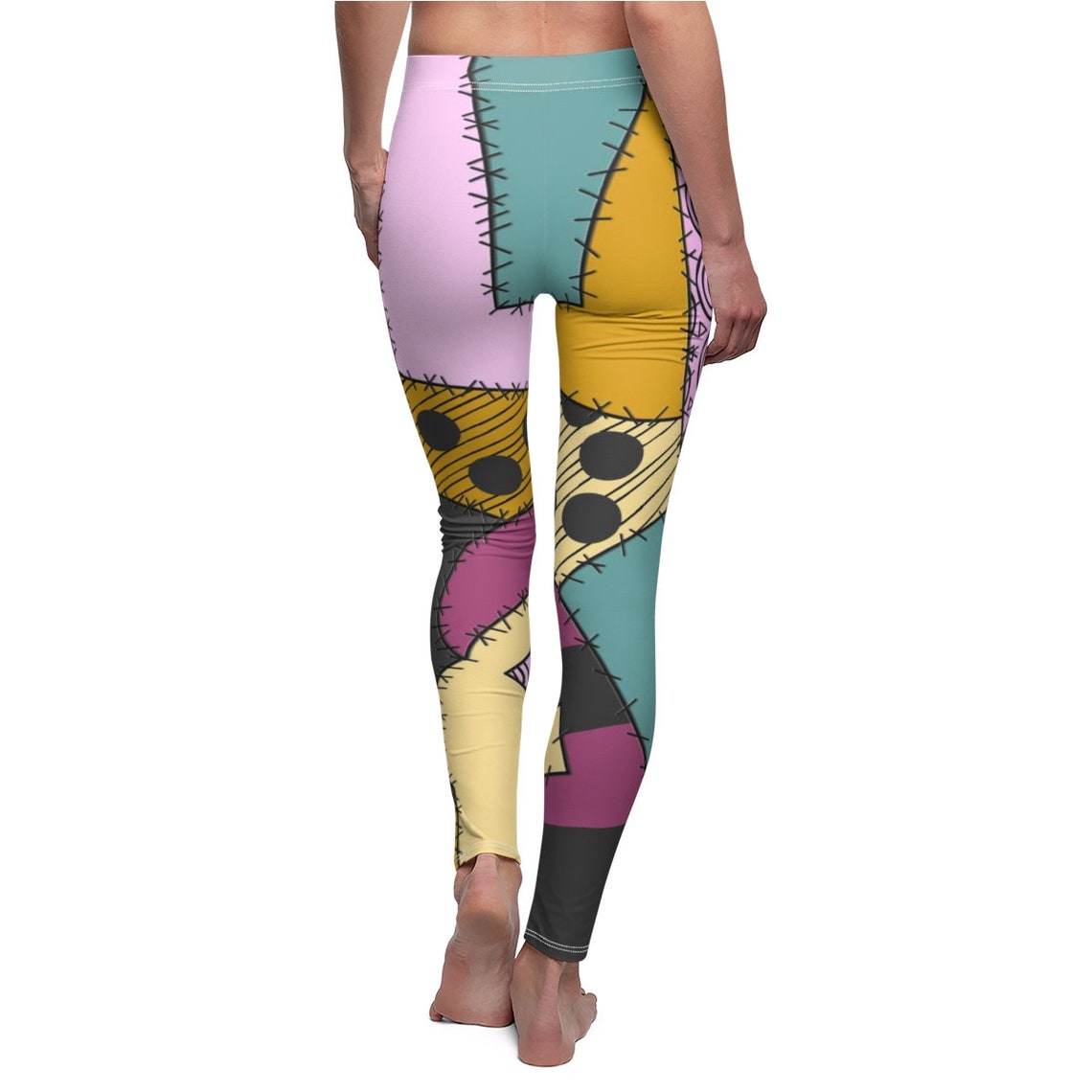 The Nightmare Before Christmas Costume Sally Leggings Sally  Etsy