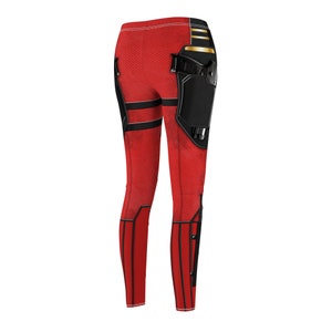 Deadpool Leggings, Deadpool and Wolverine Charater Costume, Mutant Human Cosplay, Halloween Event Apparel, Comic-Con Party Outfit, runDisney