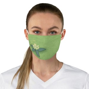 Tiana Face Mask, All Over Print Disney Face Mask, Unisex Face Mask Made in USA, Washable Face Mask Adult, Reusable Face Mask Cover