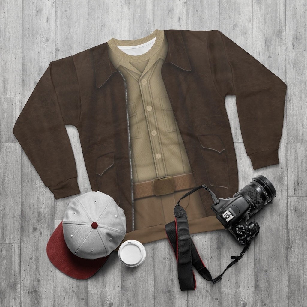 Camisa de manga larga de Indiana Jones, disfraz del Dr. Henry Walton Jones,  sudadera de Disney, cosplay de En busca del arca perdida, trajes de  arqueólogo -  México