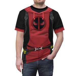 Kidpool Unisex Shirt, Deadpool & Wolverine Charater Costume, Deadpool Corps Cosplay, Halloween Party Apparel, Comic-Con Outfit, runDisney