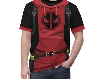 Camiseta unisex de Kidpool, disfraz de Deadpool y Wolverine, cosplay de Deadpool Corps, ropa para fiesta de Halloween, atuendo para la Comic-Con, runDisney