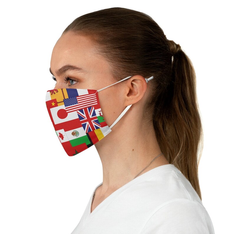Epcot World Showcase Cast Member Face Mask Epcot Face Mask Etsy
