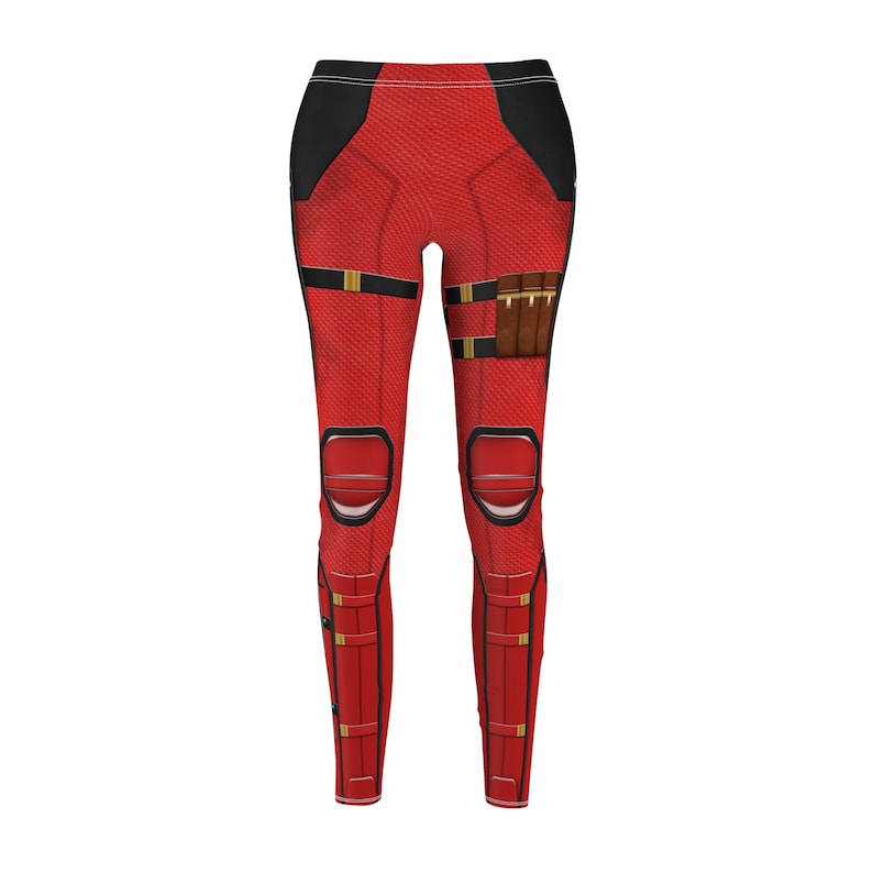 Deadpool Leggings, Deadpool and Wolverine Charater Costume, Mutant Human Cosplay, Halloween Event Apparel, Comic-Con Party Outfit, runDisney