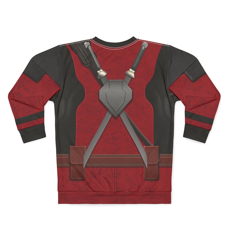 Babypool Long Sleeve Shirt, Deadpool & Wolverine Costume, Comic-Con Mutant Cosplay, Halloween Party Adult Outfit, Deadpool Corps Sweatshirt