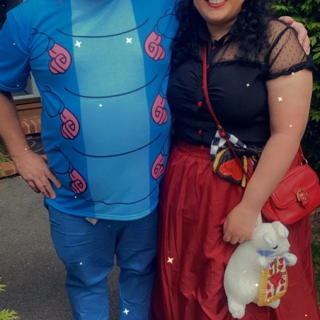 キャタピラーシャツ、不思議の国のアリスコスチューム、メンズ