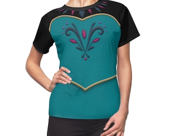Frozen Costume, Elsa Coronation Women's Shirt, Disney Princess Shirt, Womens Disney Shirts, Disney Cosplay Costume, Frozen Birthday Shirt