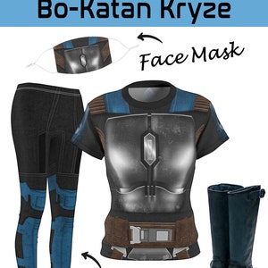 Bo-Katan Kryze Women Shirt, The Mandalorian Season 2 Inspired Outfits, Death Watch, Clan Kryze, Galaxy's Edge Shirt, Disney Costume Shirt image 7