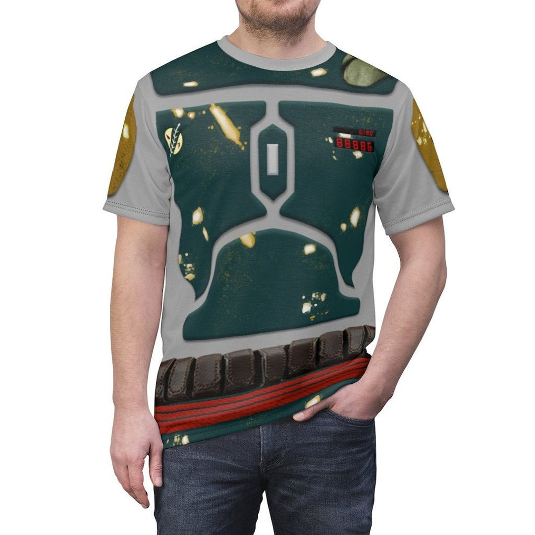 Boba Fett Shirt, Star Wars Costume, Star Wars Shirt, the Mandalorian,  Mandalorian Armor Costume, Star Wars Cosplay, Mandalorian Tshirt