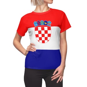 Croatia Soccer 2026 Fan Shirt, World Cup Cosplay, Croatian Flag Football Costume, International Tournament Gift, Football Fans Outfits
