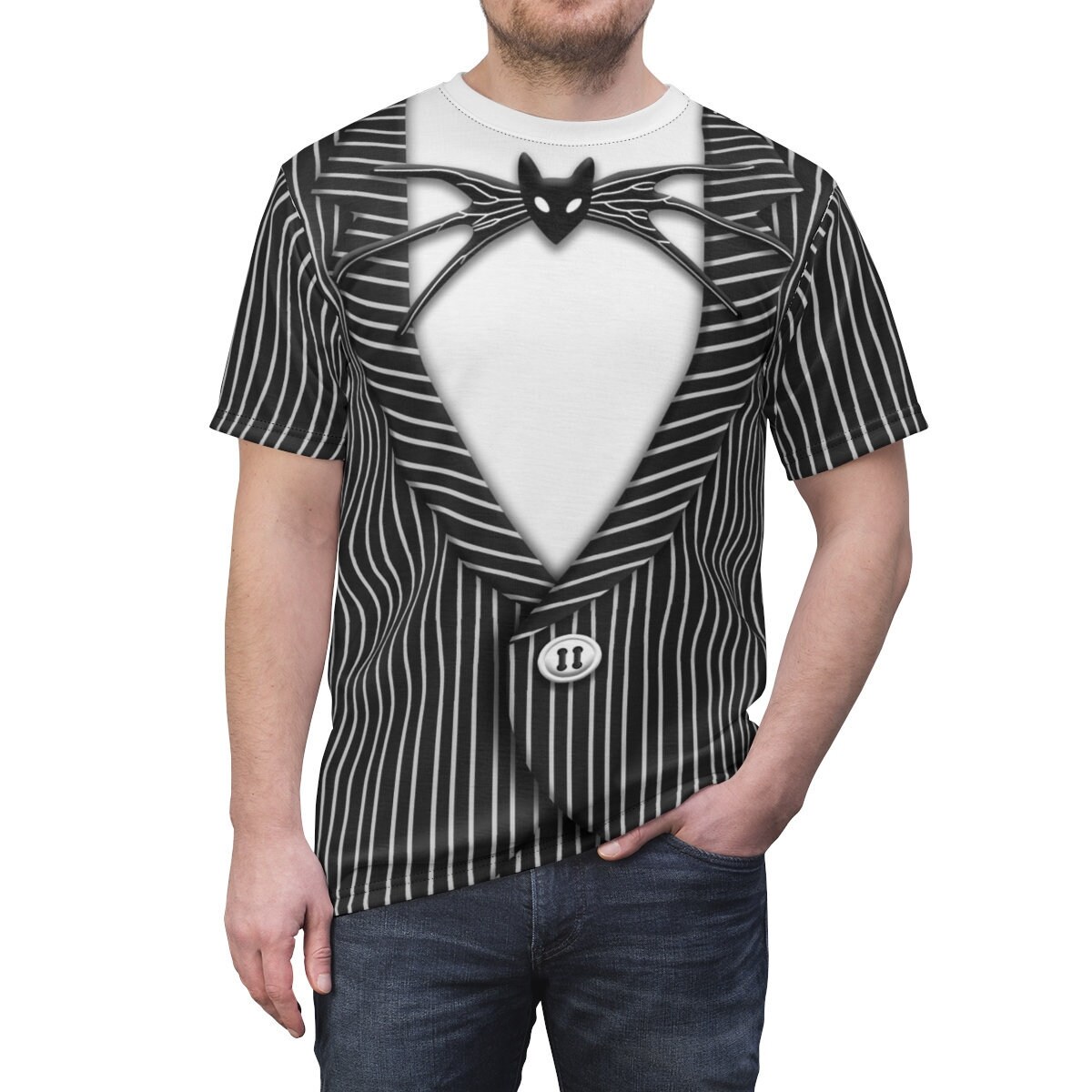 Camisa Jack Skellington disfraz de Pesadilla antes de Navidad