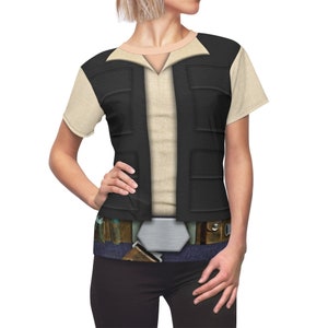 Star Wars Costume, Han Solo Women&#39;s Shirt, Star Wars Birthday Shirt, Run Disney Shirt, Star Wars Trilogy, Comic-Con Shirt, Star Wars Running