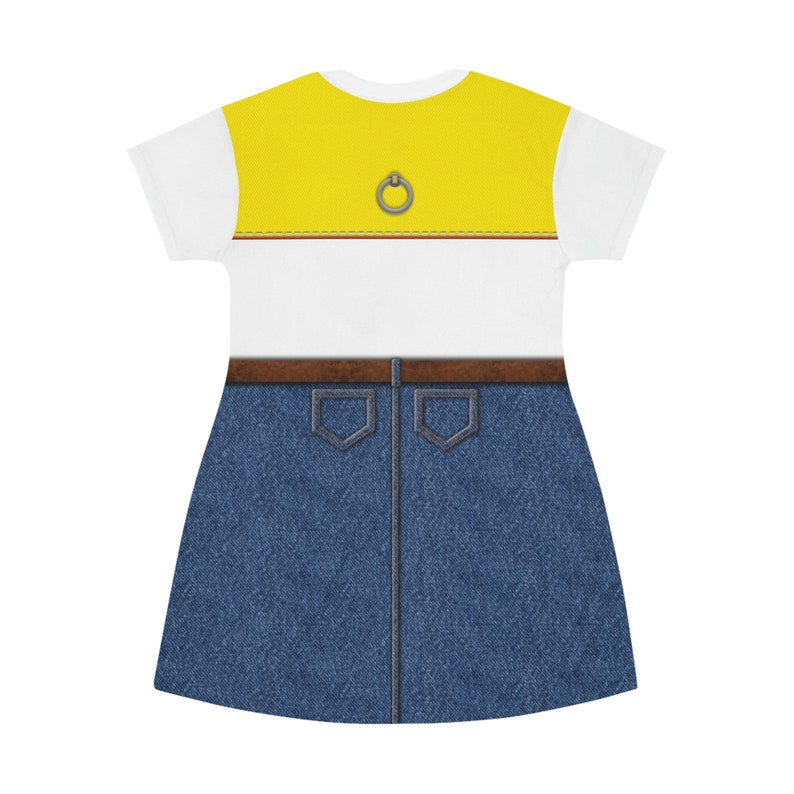 Jessie Short Sleeve Dress, Toy Story Cosplay Costume, Disneyland Birthday Outfit, Dresses for Adult Women, Disney World Couple T-shirt Dress