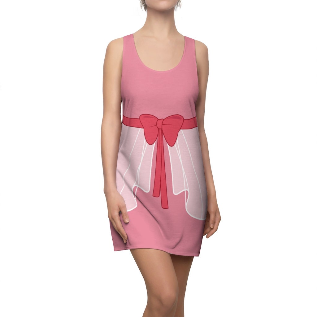 strapless open back dress Dusty-Pink Backless Puff Sleeve Midi Dress – trinarosh main image 0