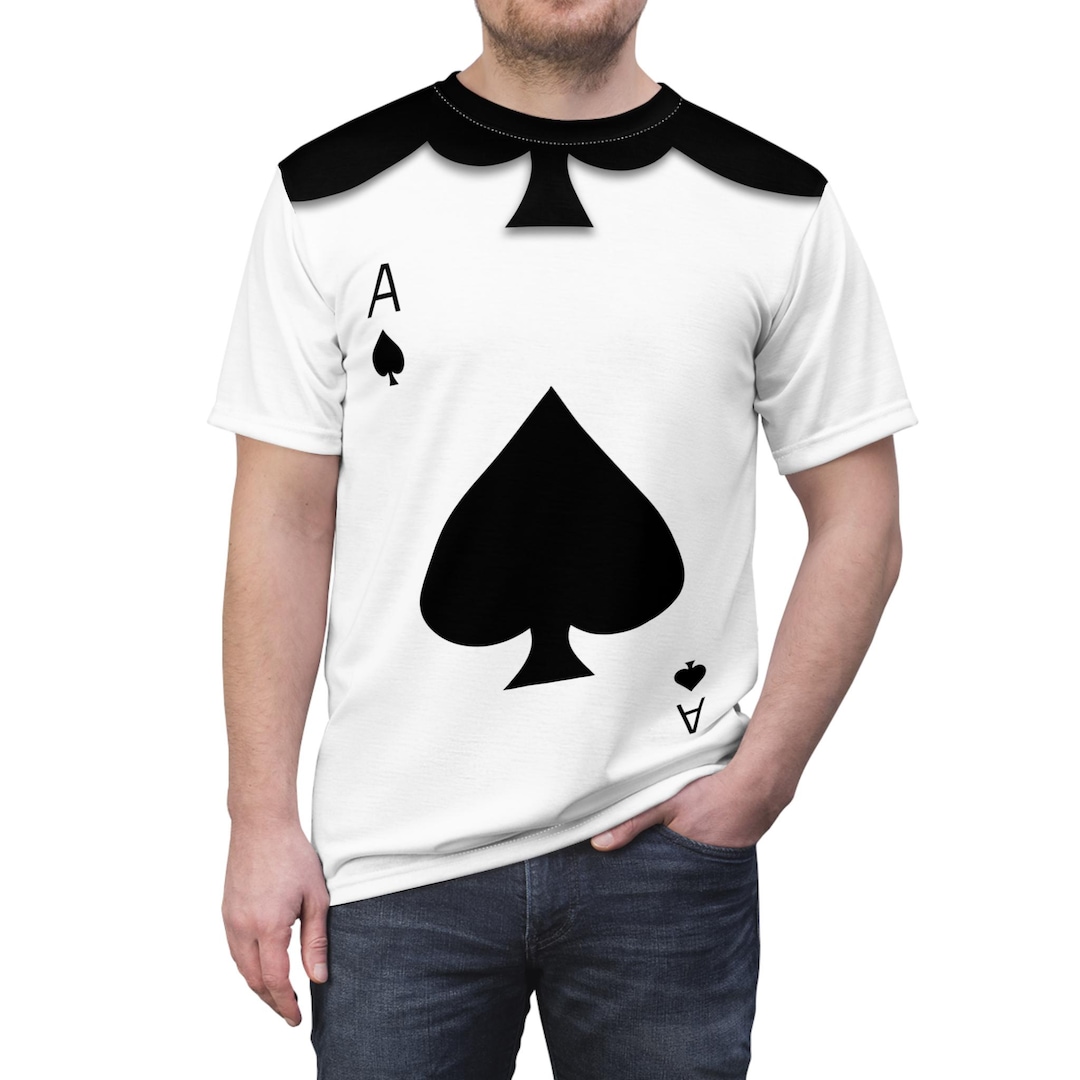 Card Soldiers Shirts, Alice in Wonderland Costume, Ace of Spades