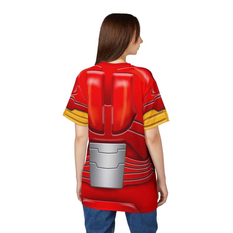 Iron Man Unisex T-Shirt, Spidey and His Amazing Friends Costume, Animated Series Outfits, Superhero Cosplay, Tony Stark Cartoons Apparel image 5