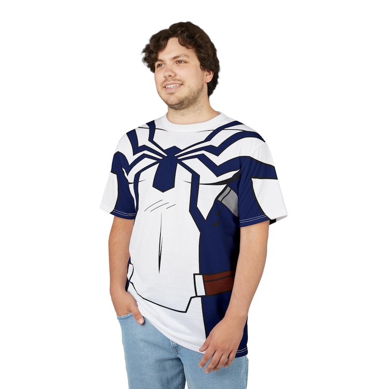 Spider-Man White Suit Unisex Shirt, Your Friendly Neighborhood Spider-Man Costume, Marvel-Inspired Cosplay, Comic-Con Character Fan Outfits