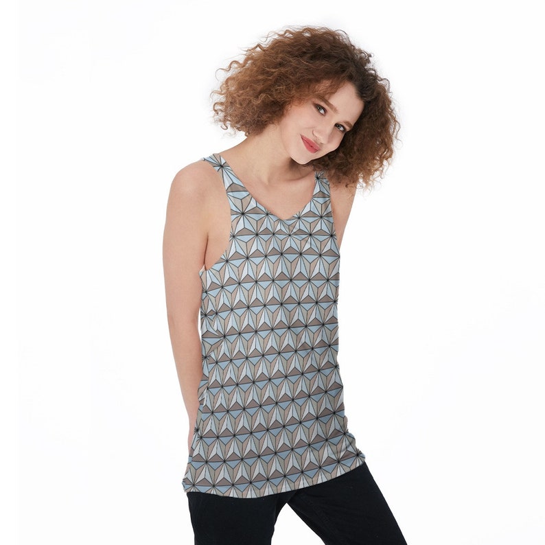 Epcot Repeating Pattern Epcot Ball Tank Top, Spaceship Earth Park Unisex Costume, Disney ...