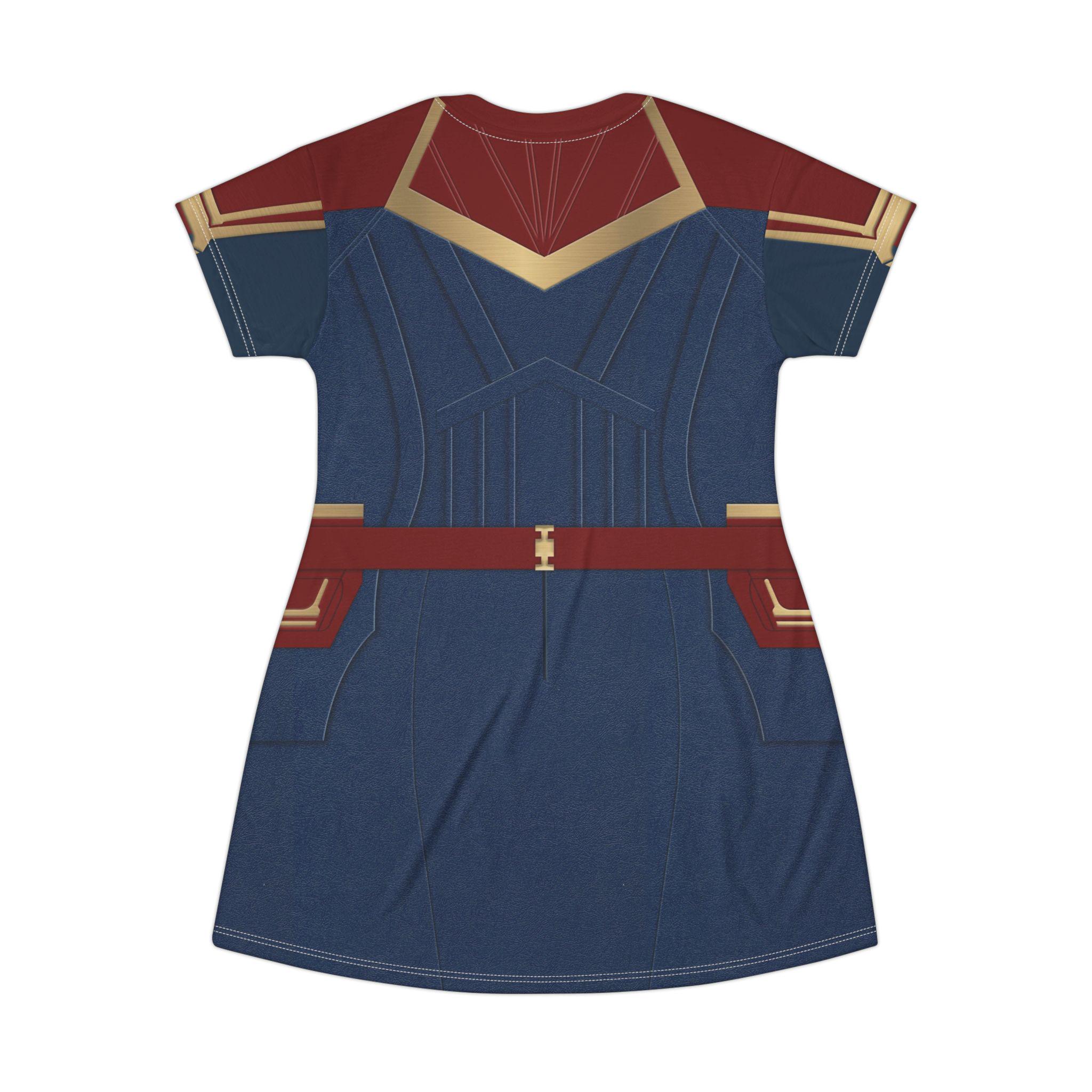 Captain Marvel Inspired Dress, Captain Marvel Cosplay, Carol Danvers Costume,  Superhero Outfits, Disney Dresses for Women, Female Avengers - Etsy