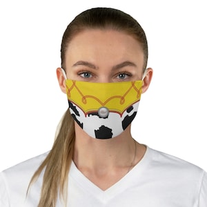 Jessie Face Mask, Toy Story Face Mask, Jessie Toy Story Costume Adult, Disney Face Mask Adult, Pixar Face Mask, Toy Story Land Face Mask